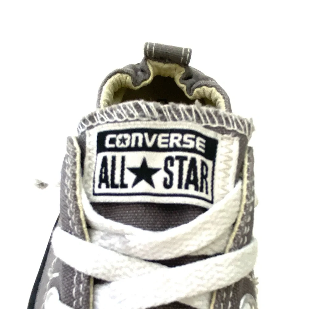 Converse Little Girls Chuck Taylor Grey All Star Low Top Sneaker